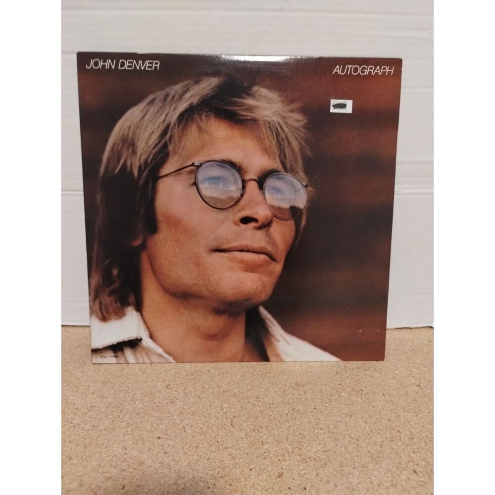 John Denver Autograph 1980 RCA Victor AQL1-3449 Vinyl LP